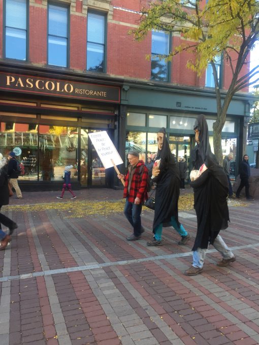 burlington protest